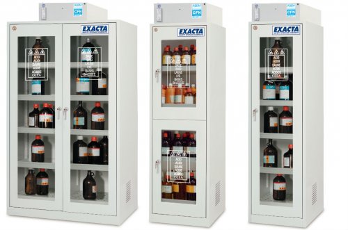 Série ECO F - Etagères fixes - Portes vitrées